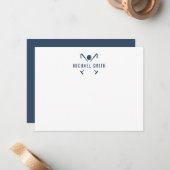 Custom Equestrian Stationery Polo Note Card ノートカード (正面/裏面インサイチュ)