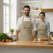 Custom Established year Name Chef Personalized スタンダードエプロン