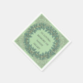 Custom Eucalyptus Funeral – Elegant Memorial スタンダードカクテルナプキン (角)