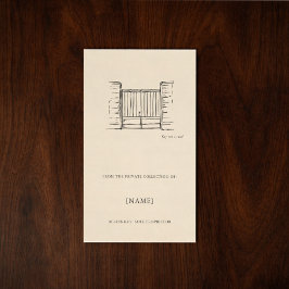 Custom Ex Libris Bookplate Sticker | Dark Academia 長方形シール