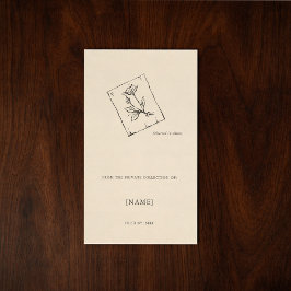 Custom Ex Libris Bookplate Sticker | Dark Academia 長方形シール