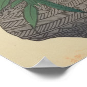 CUSTOM Exotic Parrot & Wintersweet Art Print ポスター (角)