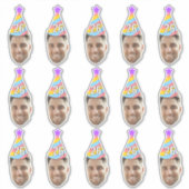 Custom Face 20th 30th 40th 50th 60th 70th Birthday シール (正面)