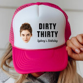 Custom Face 30th 40th 50th 60th 70th Birthday Pary キャップ