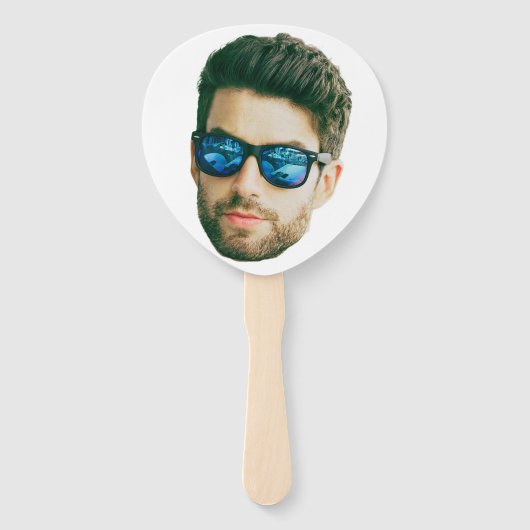 Custom Face Birthday Favors Bachelor Party ハンドファン (裏面)