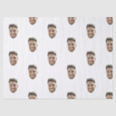 Custom Face Birthday Wedding Personalized Logo  薄葉紙 (正面)