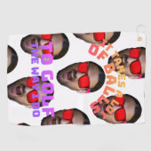 Custom Face Funny Golf Quote It Takes Balls Retro  ゴルフタオル (横)
