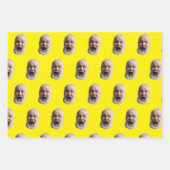 Custom Face Gift Wrap ラッピングペーパーシート (正面3)