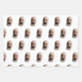 Custom Face Gift Wrap ラッピングペーパーシート (正面)