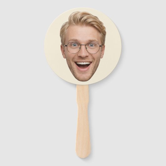 Custom Face Him or Her Game Paddles  ハンドファン (裏面)