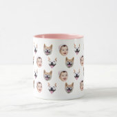 Custom Face Mug with Baby Photos マグカップ (中央)