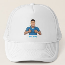 Custom Face & Name Trucker Hat Personalized Summer キャップ