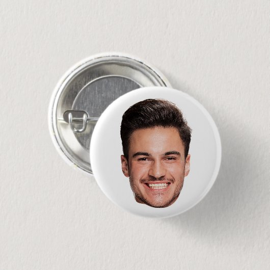 Custom Face Photo 缶バッジ (正面&裏面)