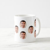Custom Face Photo Personalized Coffee Mug コーヒーマグカップ (正面右)