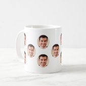 Custom Face Photo Personalized Coffee Mug コーヒーマグカップ (正面左)