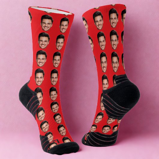  Custom Face Socks, Personalized Face ソックス