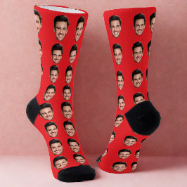  Custom Face Socks, Personalized Face ソックス