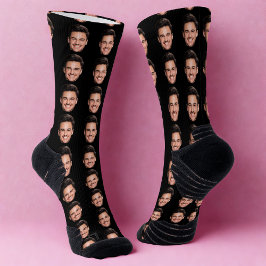  Custom Face Socks, Personalized Photo Picture ソックス