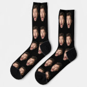 Custom Face Socks Personalized Photo Picture  ソックス (左)