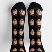 Custom Face Socks Personalized Photo Picture  ソックス (上部)