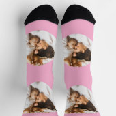 Custom Face Socks – Personalized Photo Socks Gift ソックス (上部)
