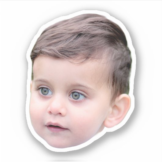 Custom Face Sticker | Face and Photo Label シール (正面)