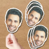 Custom Face Sticker | Face and Photo Man Label シール
