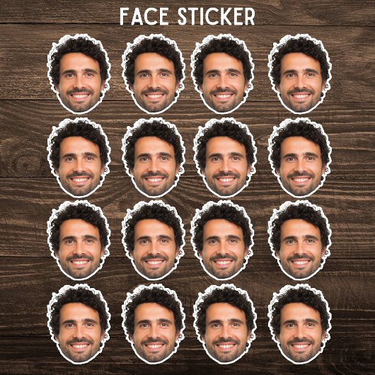 Custom Face Sticker – Personalized Photo Sticker シール