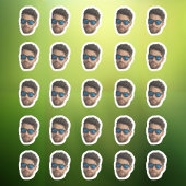 Custom Face Stickers Personalized 20 Photos Face シール