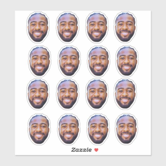 Custom Face Stickers Personalized Face Photo  シール (シート)