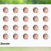 Custom Face Stickers Personalized Face Photo スクエアシール