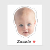 Custom Face Stickers – Personalized Photo Decals シール (シート)