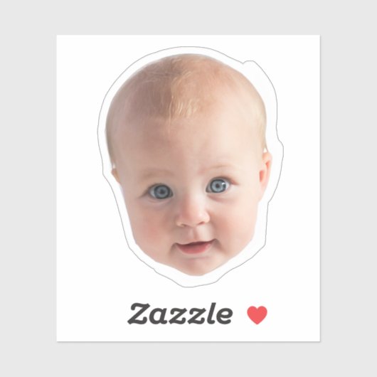 Custom Face Stickers – Personalized Photo Decals シール (シート)