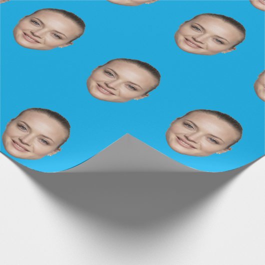 Custom Face Wrapping Paper Personalized Gift  ラッピングペーパー (角)
