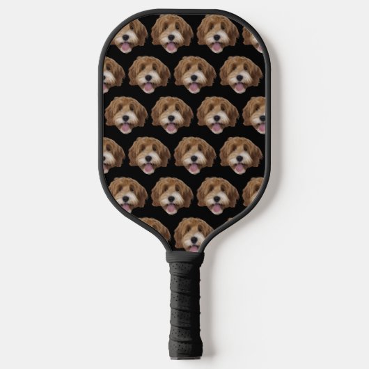 Custom Faces Pickleball Paddle, Personalized ピックルボールラケット (正面)
