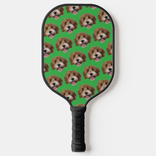 Custom Faces Pickleball Paddle, Personalized ピックルボールラケット (正面)