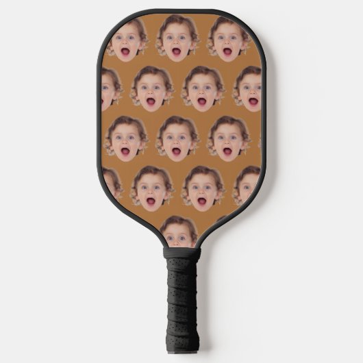 Custom Faces Pickleball Paddle, Personalized ピックルボールラケット (正面)