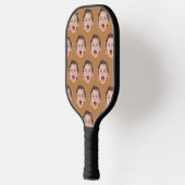 Custom Faces Pickleball Paddle, Personalized ピックルボールラケット (左)