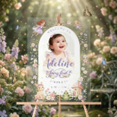 Custom Fairy First Birthday Acrylic Welcome Sign アクリルサイン