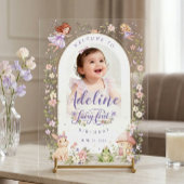 Custom Fairy First Birthday Acrylic Welcome Sign アクリルサイン