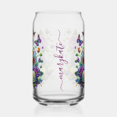 Custom Fall Thanksgiving Pumpkin, Gift for Her ガラス缶 (左)