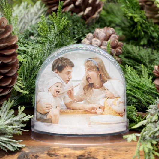 Custom Family 2 Photos | Christmas Keepsake (冬)
