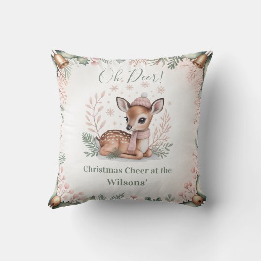 Custom Family Christmas クッション (裏面)