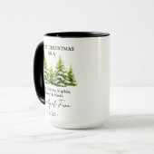Custom Family Christmas Mug Gift for New Parents マグカップ (正面左)