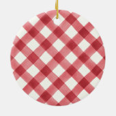 Custom family Christmas Ornament with Sweaters  セラミックオーナメント (裏面)