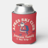 Custom Family Friends Group Ski Trip Ice Skating 缶クーラー (缶正面)