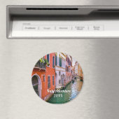 Custom Family Italy Trip Photo  マグネット (インサイチュ (食洗機))