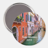 Custom Family Italy Trip Photo  マグネット (正面/裏面)