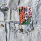 Custom Family Italy Trip Photo  缶バッジ (インサイチュ)