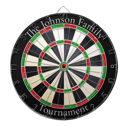 Custom Family Name Dartboard ダーツボード (正面)